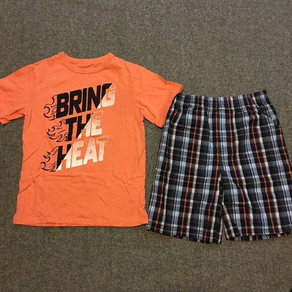 Boy Size 5 Clothing Lot 4x Pieces Bulk Summer Colorful Plaid Casual Cotton - Picture 4 of 6